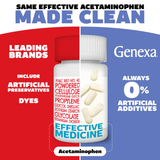 Genexa, Acetaminophen Extra Strength, 500 mg, 50 Capsules
