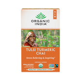 Organic India, Tulsi Turmeric Chai, 18 Infusion Bags, 1.27 Oz