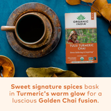 Organic India, Tulsi Turmeric Chai, 18 Infusion Bags, 1.27 Oz