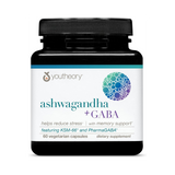 Youtheory, Ashwagandha + GABA, 60 Vegetarian Capsules