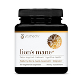 Youtheory, Lion's Mane Plus, 60 Vegetarian Capsules