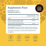 Youtheory, Lion's Mane Plus, 60 Vegetarian Capsules