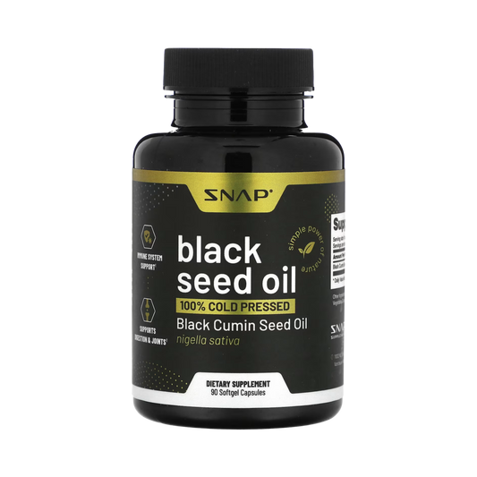 Snap Supplements, Black Seed Oil, 500 Mg, 90 Softgel Capsules