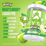 RYSE, Loaded Pre, Sour Punch® Sour Green Apple, 16.7 oz (474 g)