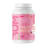 Raw Nutrition, Bum, Itholate® Protein, Strawberry Bumcake, 27.34 oz (775 g)