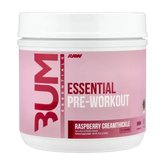Raw Nutrition, Bum Essentials, Essential Pre-Workout, Raspberry Creamthickle, 14.39 oz (408 g)