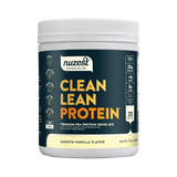 Nuzest, Pea Protein Powder, Clean Lean Protein, Smooth Vanilla, 20 Servings, 1.1 lb