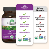 Organic India, Joy Elevates Mood, 90 Vegetarian Caps