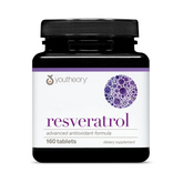 Youtheory, Resveratrol Advanced Antioxidant Formula, 160 Tablets