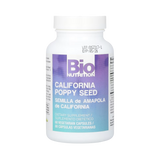 Bio Nutrition, California Poppy Seed, 500 Mg, 60 Vegetarian Capsules