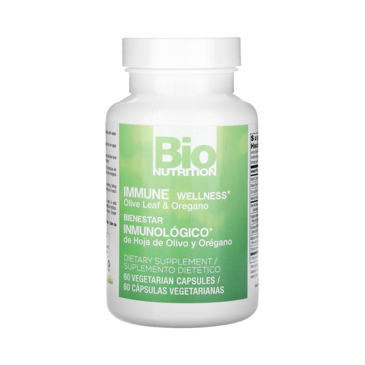 Bio Nutrition, Immune Wellness, Olive Leaf & Oregano, 60 Vegetarian Capsules