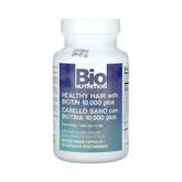 Bio Nutrition, Healthy Hair with Biotin 10,000 Plus, 60 Vegetarian Capsules