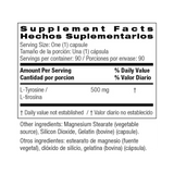 Bio Nutrition, L-Tyrosine 500 Mg, 90 Capsules