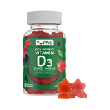 YumVs, Vitamin D3 Gummies, High Potency, Berry Flavor, 125 mcg, 60 Gummies
