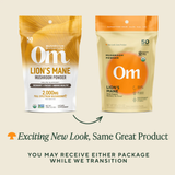 Om Mushrooms, Lion’s Mane, Mushroom Powder, 60 g