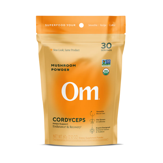 Om Mushrooms, Cordyceps Organic Mushroom Powder, 60 g