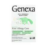 Genexa, Kids' Allergy Care, Age 3-11, Organic Acai Berry, 60 Chewable Tablets