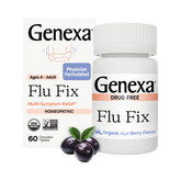 Genexa, Flu Fix, Ages 4- Adult, 60 Chewable Tablets