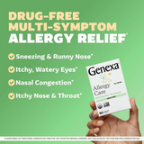 Genexa, Allergy Care, Non-Drowsy Organic Allergy & Decongestant, Organic Acai Berry , 60 Chewable Tablets