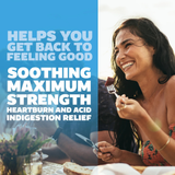Genexa, Antacid, Maximum Strength, Organic Berry & Vanilla, 1,000 mg, 72 Chewable Tablets