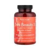 Reserveage Beauty, Tres Beauty 3 with Biotin & Hyaluronic Acid, 90 Capsules