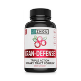 Zhou, Cran-Defense, Urinary Tract Formula, Extract 1000 mg, 60 Veggie Capsules