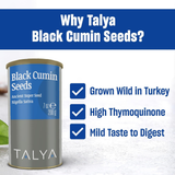 Talya, Black Seeds (Whole Seed), 7 Oz