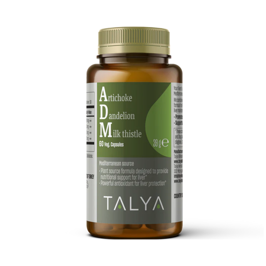 Talya, Adm Artichoke Dandelion Milk Thistle, 60 Veg. Capsules