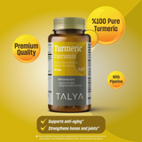 Talya, Turmeric, 60 Veg Capsules