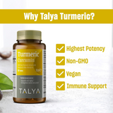 Talya, Turmeric, 60 Veg Capsules