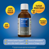 Talya, Black Seed Oil 100% Virgin, 3.45 Oz