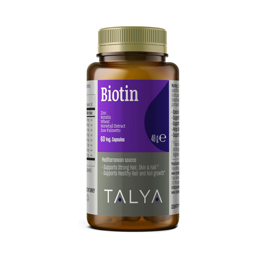 Talya, Biotin, 60 Veg Capsules