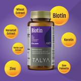 Talya, Biotin, 60 Veg Capsules