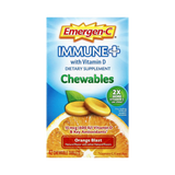 Emergen-C, Immune Plus® With Vitamin D, Orange Blast, 42 Chewable Tablets