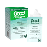 Good Clean Love, Balance Personal Moisturizing & Cleaning Wipes, 12 Wipes