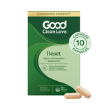 Good Clean Love, Reset, Vaginal Homeopathic Suppository, 10 Gelatin Suppositories