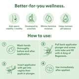 Good Clean Love, Regenesis, Water-Based Fertility Lubricant, 12 Applications, 2 fl oz, 59 ml