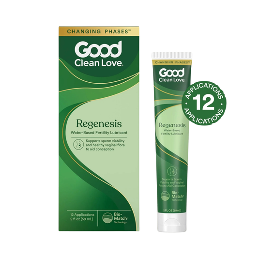 Good Clean Love, Regenesis, Water-Based Fertility Lubricant, 12 Applications, 2 fl oz, 59 ml