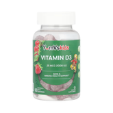 YumVs, Vitamin D3 Gummies, Strawberry, 25 mcg (1,000 IU), 60 Gummies