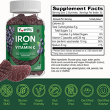 YumVs, Iron with Vitamin C, Grape Flavor, 60 Gummies