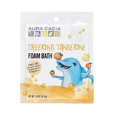 Aura Cacia, Cheering Tangerine and Sweet Orange Kids Foam Bath, 2.5 Oz