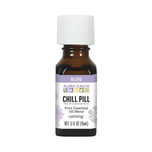 Aura Cacia, Essential Oil Blend, Chill Pill, 0.5 Fl Oz