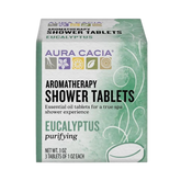 Aura Cacia, Shower Tablets, Purifying Eucalyptus, 3 Oz