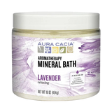 Aura Cacia, Mineral Bath, Relaxing Lavender, 16 Oz