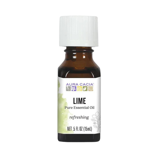 Aura Cacia, Lime Essential Oil, 0.5 Oz
