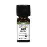 Aura Cacia, Organic Sweet Orange, Essential Oil, 0.25 Oz