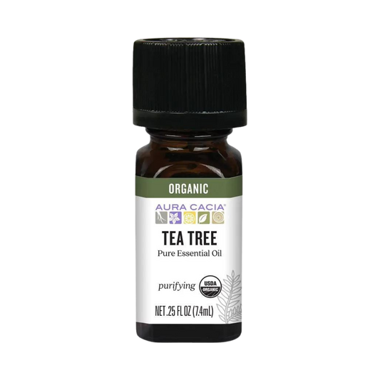 Aura Cacia, Organic Tea Tree, Essential Oil, 0.25