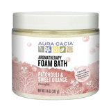 Aura Cacia, Foam Bath, Patchouli & Sweet Orange, 14 Oz