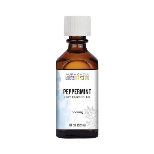 Aura Cacia, Peppermint Essential Oil, 2 Oz