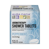 Aura Cacia, Shower Tablets, Reviving Peppermint, 3 Oz